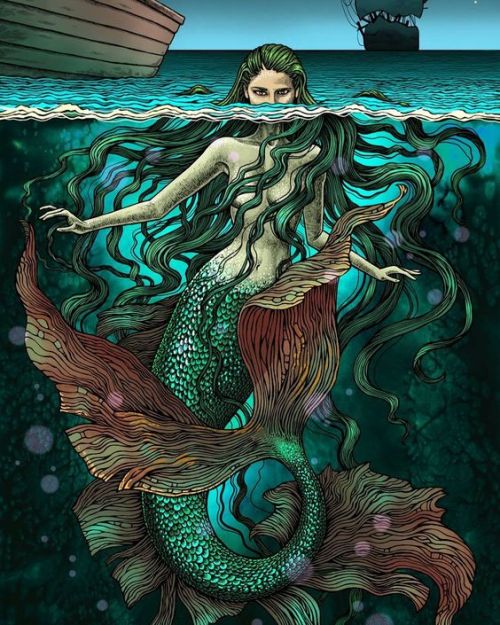 scatteringsoforpheus - Mermaid by  bubug