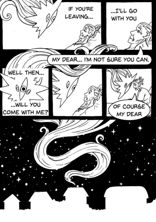 dungeons-and-dragons-doodles:‘The Visitor’A cute story I wrote...