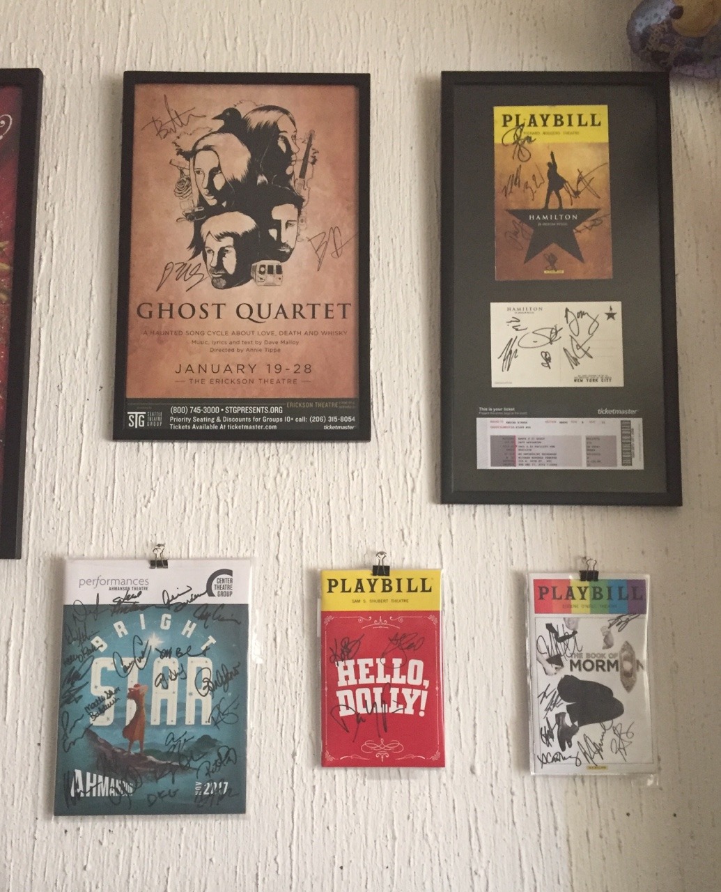 Show us your Broadway poster wall