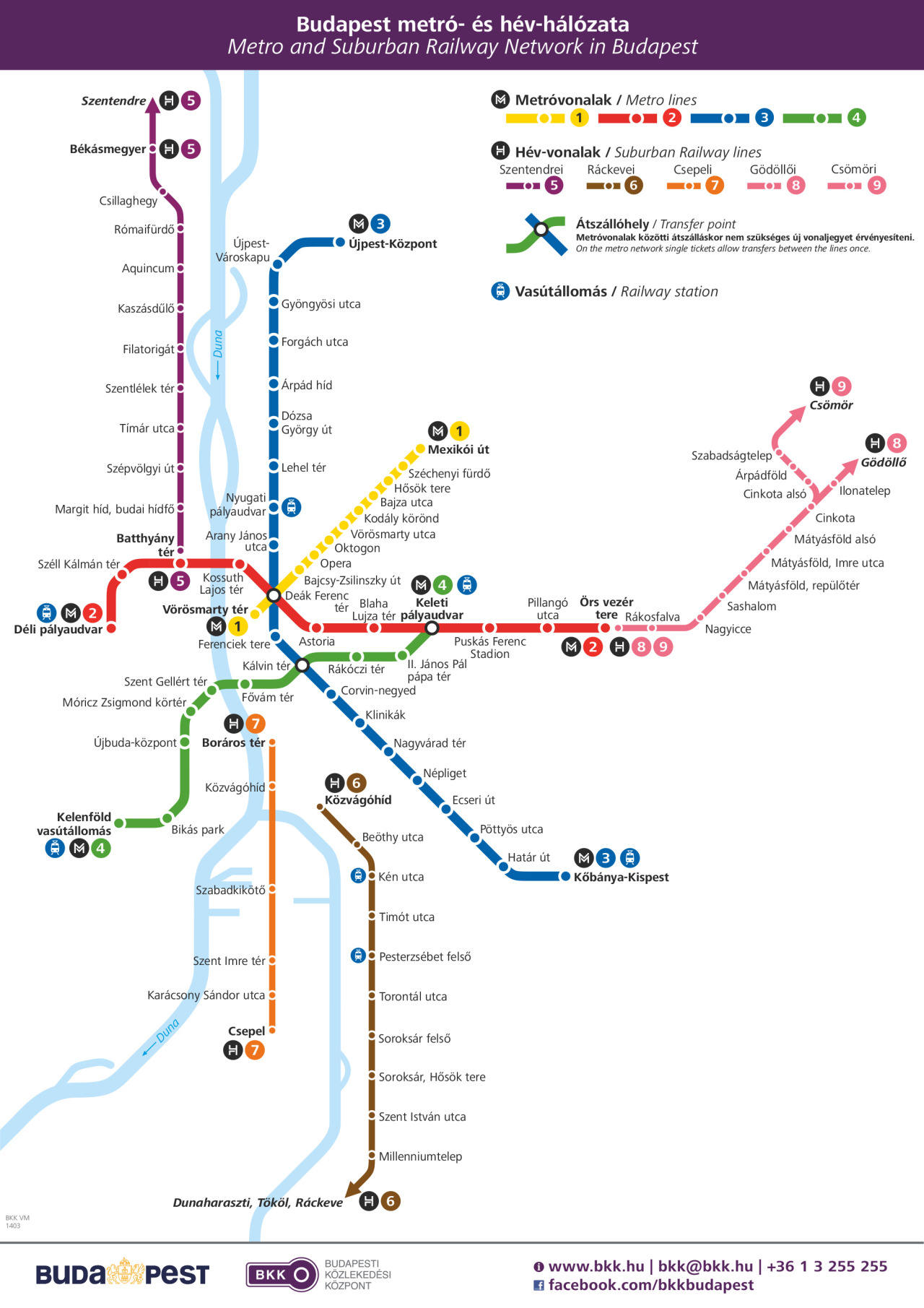 budapest metro térkép 2014 Official Map: Budapest Metro and Suburban Rail,   Transit Maps budapest metro térkép 2014