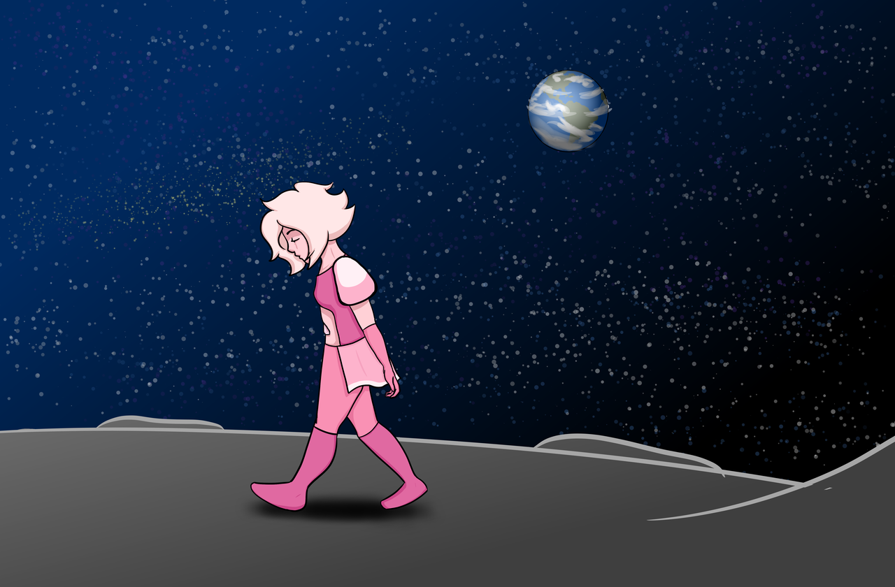 Pink Diamond On Her Moon Base

 Thanks for the request! This was a lot of fun to do and I may have gotten a little carried away haha.