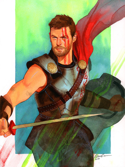 kevinwada:Thor: Ragnarok2017 commission