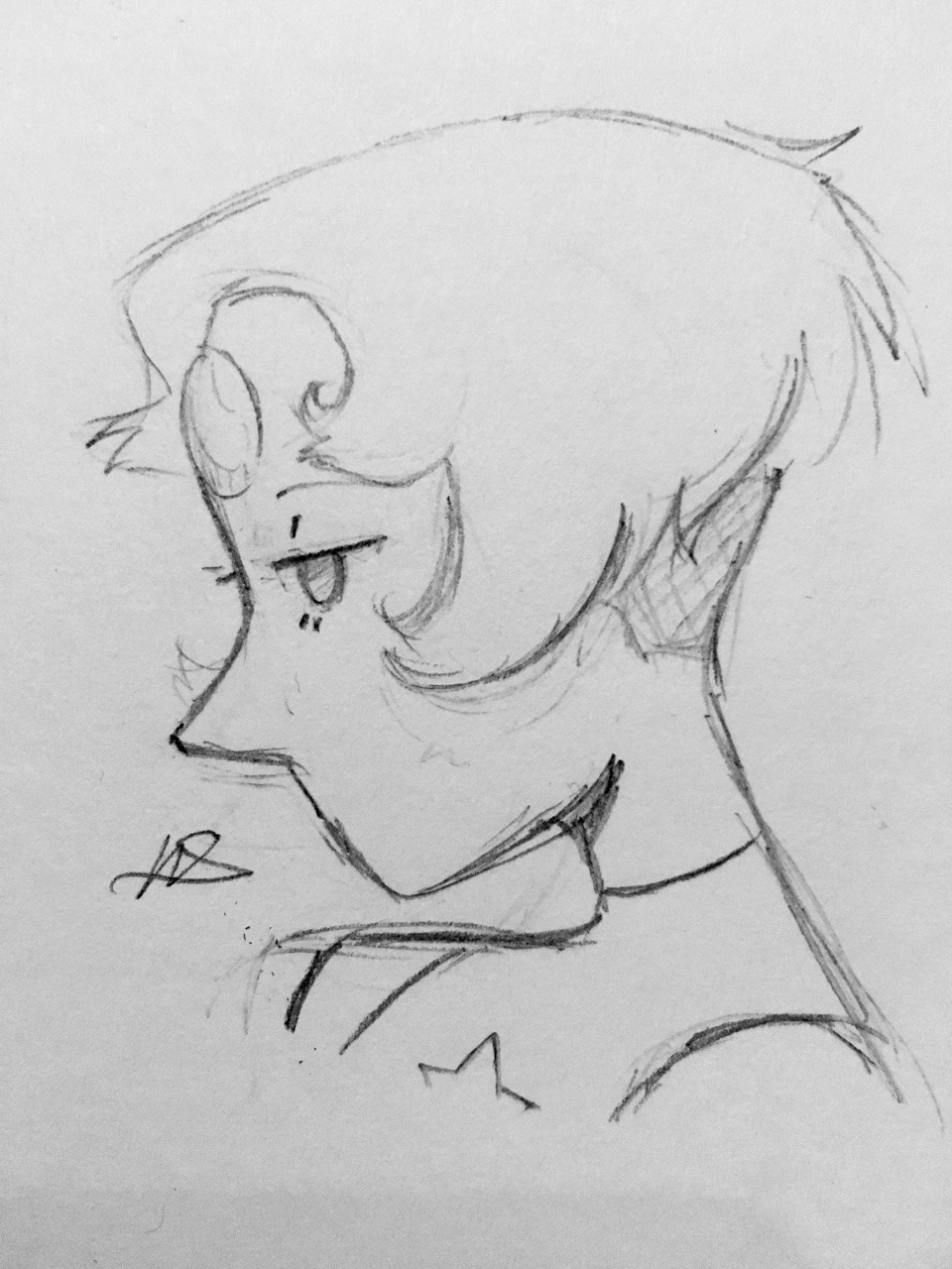 A concept: Pearl with an undercut