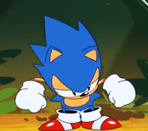 screenshotshellyeah:Sonic Mania is back, babys!!, and his...
