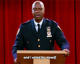 Image result for I voted for myself gif