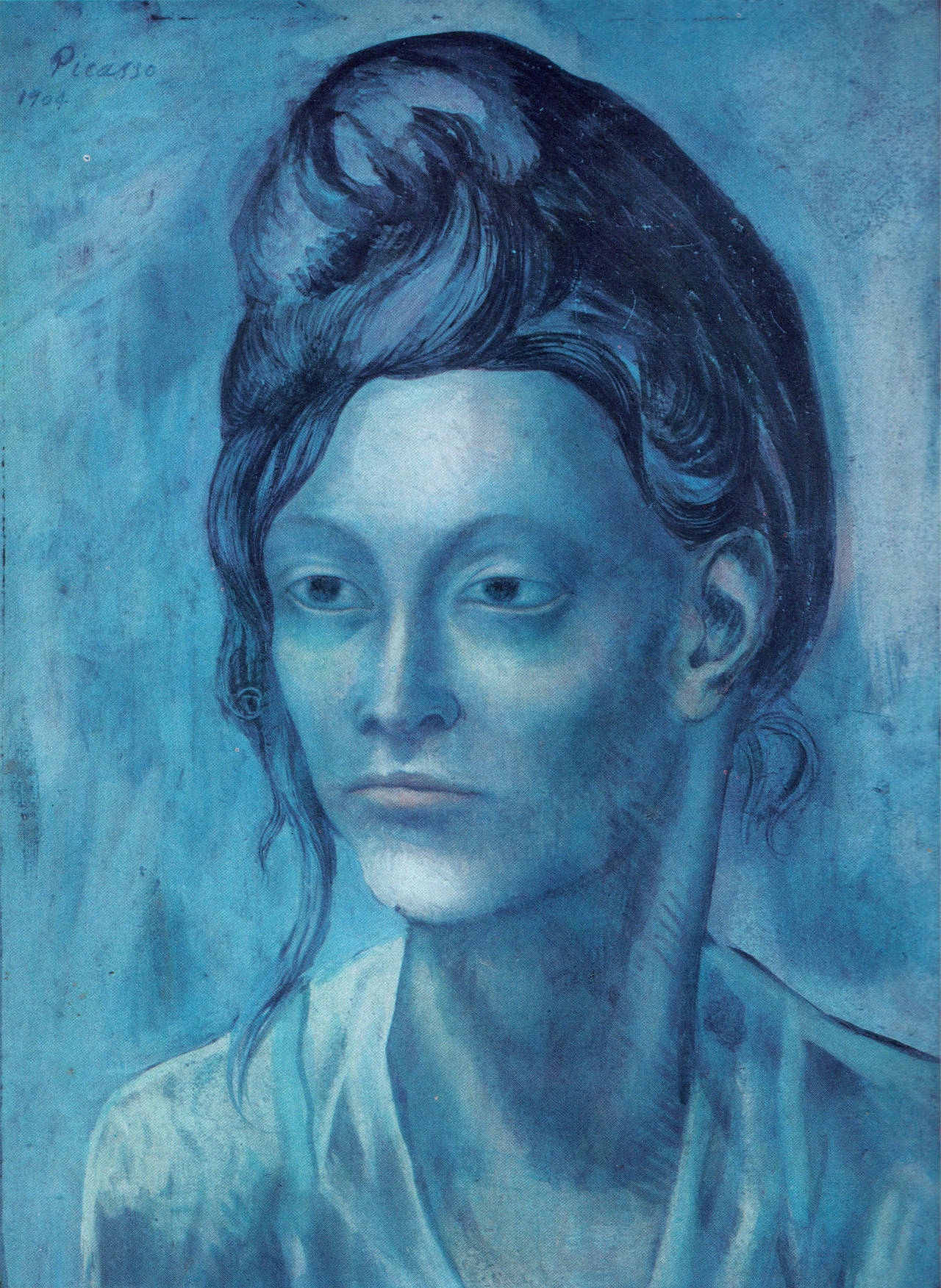 Pablo Picasso — Mujer de tocado alto, 1904. - Art of 