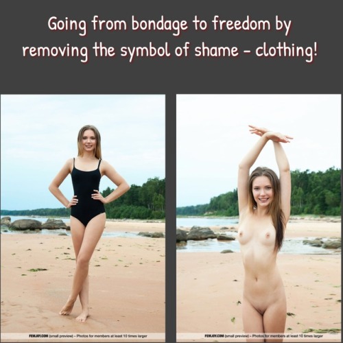 happynakedchristian - Adam created clothing out of shame for his...