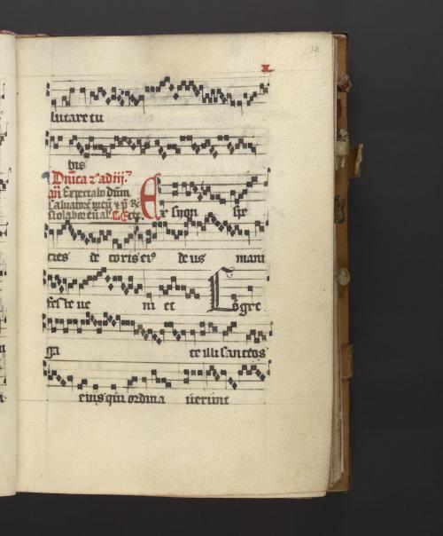 Gradual and lectionary, Ms. Codex 1060, f. 11v - 13r, by...