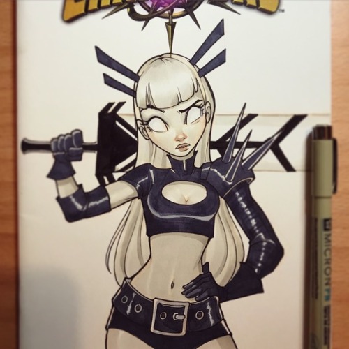 chrissiezullo - Another Magik commission! Always fun to draw her....