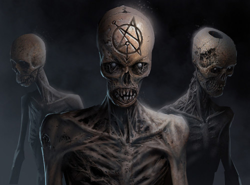morbidfantasy21 - Drudge Skeletons (mtg fanart)...