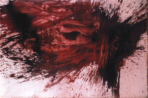 mori–art -  Hermann Nitsch, Splatter Painting