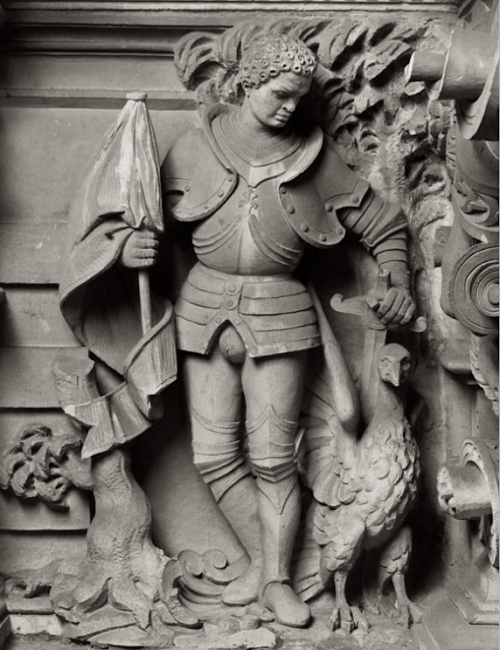 medievalpoc:Hans KlintschSaint Maurice (funerary monument to...