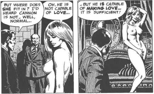 comicbooknudes - Cannon. Story and art by Wally Wood.
