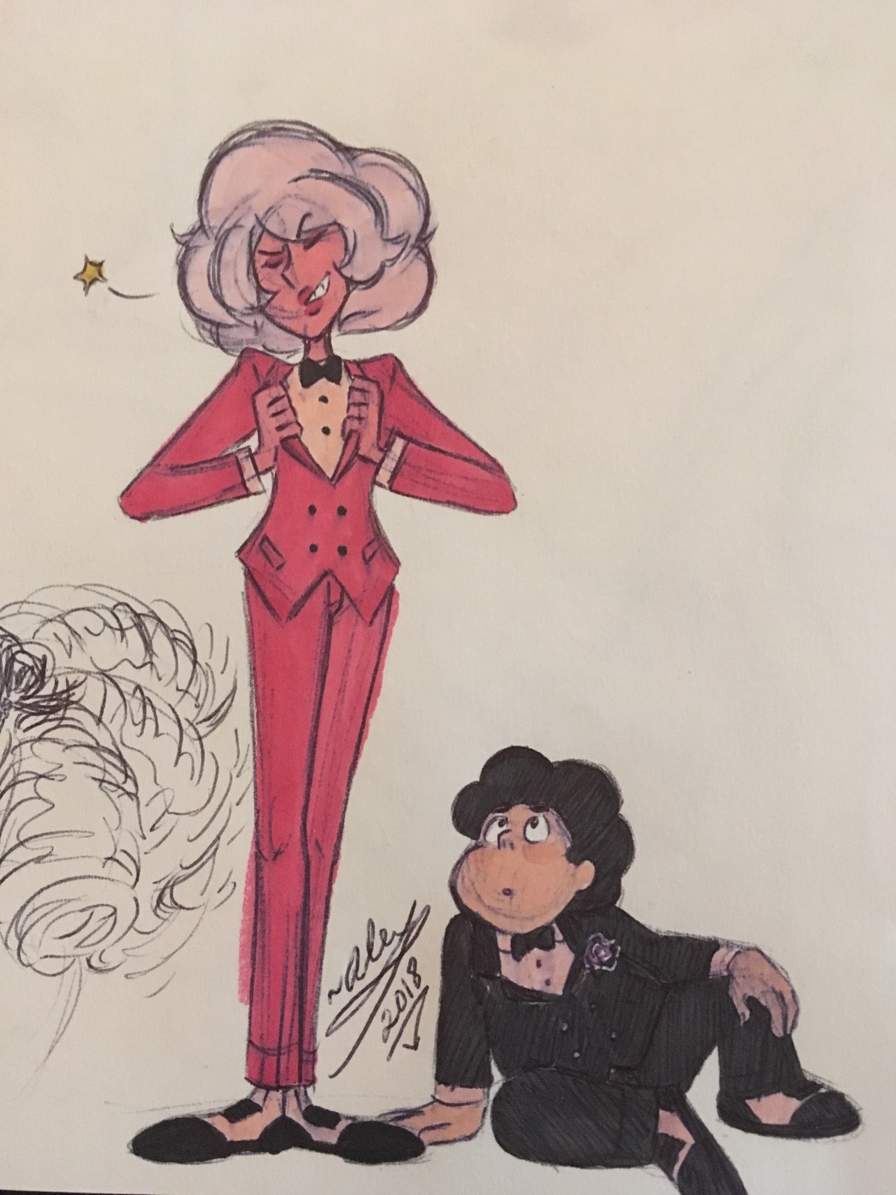 I dunno, I just felt like drawing Pink Diamond in pants lol (Since this was brought to my attention a while back, if you wanna search my art tag, go to the search bar on my blog and type in:...