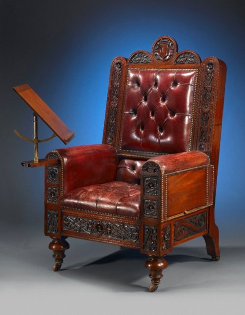 steampunktendencies - The Gentleman’s Surprise Chair (Circa...