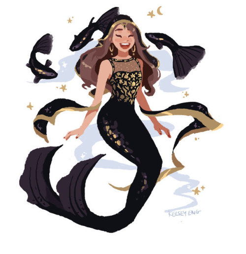 kelseyeng - Had so much fun designing this series of mermaid...