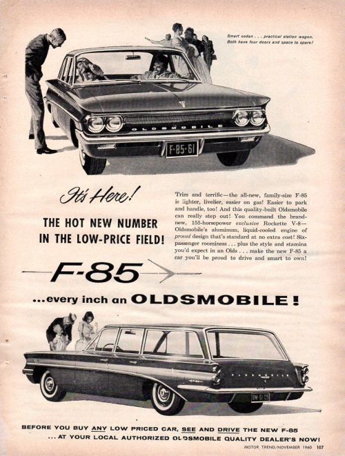 allamericanclassic - 1961 Oldsmobile F-85 Deluxe 4-Door Sedan...