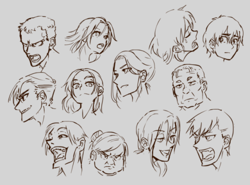 thejohnsu - Practicing some facesand then some bodies