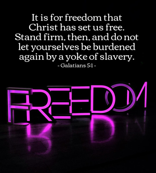 wiirocku:Freedom in ChristGalatians 5:1 (NIV) - It is for...