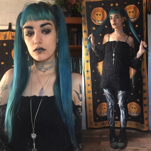 thegothicalice - Sometimes I forget how long my hair is until I...