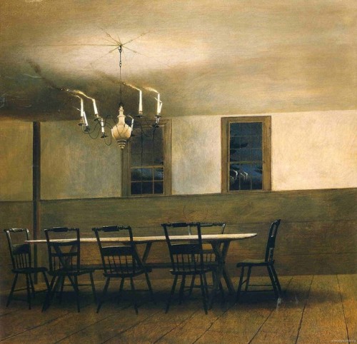 ex0skeletal:Quietly haunting works by Andrew Wyeth