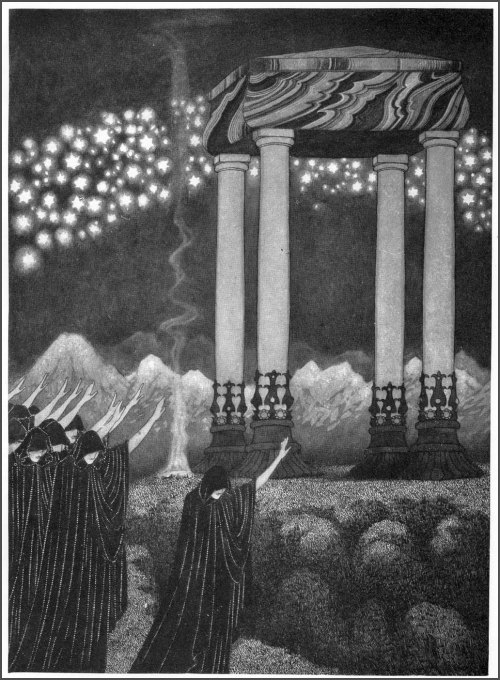 Sidney SimeThe Tomb of Zai, illustration for “Time and the Gods”...