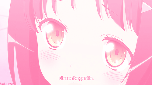 Pink Anime Eye GIF