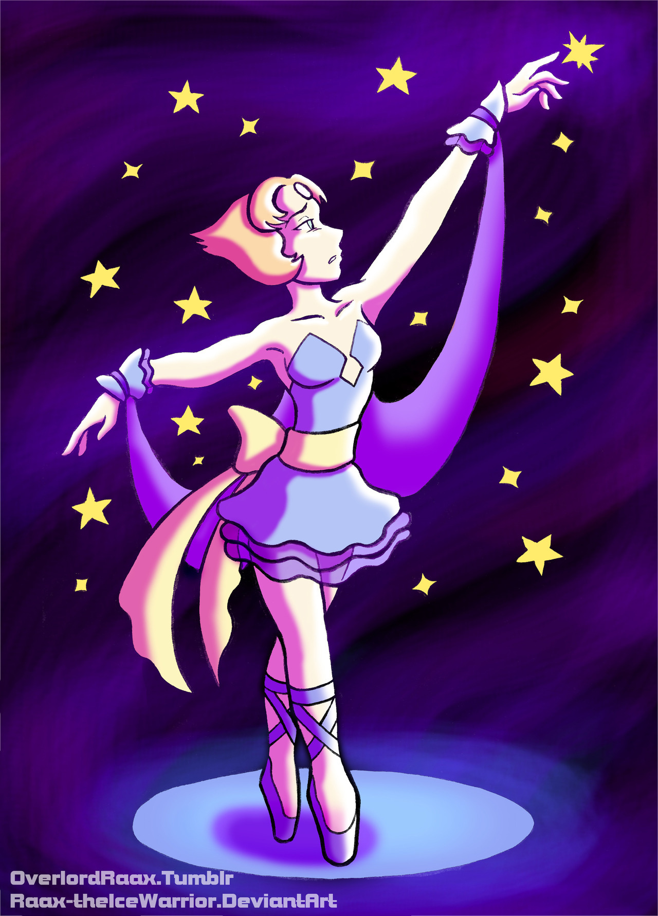 A coloured in version of my ballet Pearl from Inktober. It was really nice to so this sketch. Available on Etsy