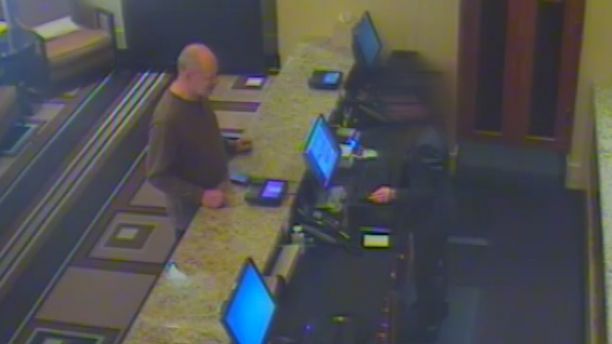 New images released of Las Vegas gunman Stephen Paddock checking into the Mandalay Bay hotel before the massacre in which he killed 58 people then himself.