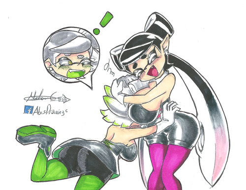 abedasquid - Hug!!Callie and Marie comissionTraditional art by...
