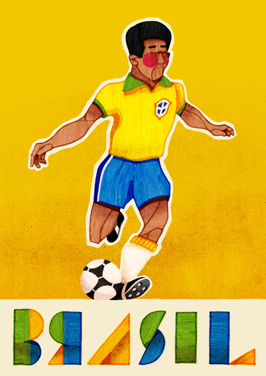 Fútbol x Jorge Lawerta Nestled somewhere between popular culture and a penchant for hard angles, Valencia-based illustrator Jorge Lawerta has a style that’s difficult to pin down. That said, no matter how he chooses to approach his subject, whether...