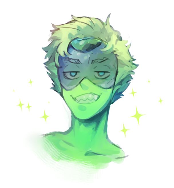 playing around with bright yellow/green colors i have a bad habit of drawing too small