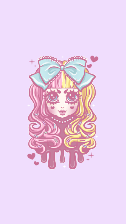 princessbabygirlxxoo - Pastel Goth lockscreens requested by anon