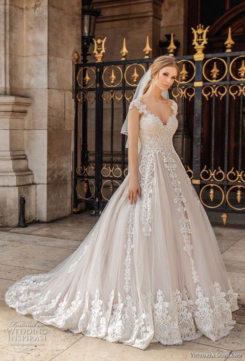 (via Victoria Soprano 2019 Wedding Dresses — “Love in Paris”...