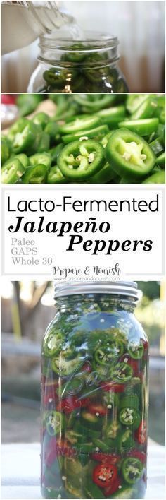 eat-drink-love - Lacto-Fermented Jalapeño Peppers - easy recipe...