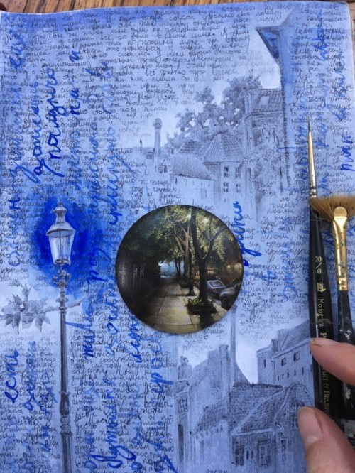 itscolossal - Dina Brodsky Chronicles Her Travels in Detailed...