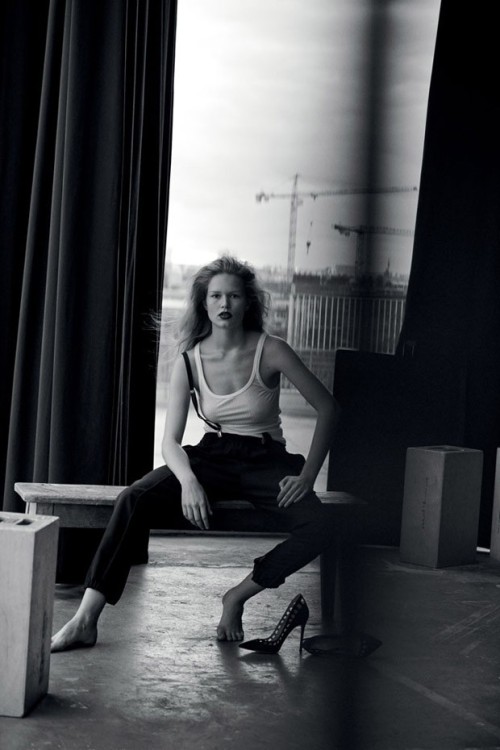 girls-aint-boys:Anna Ewers By Peter Lindbergh For Vogue Germany...