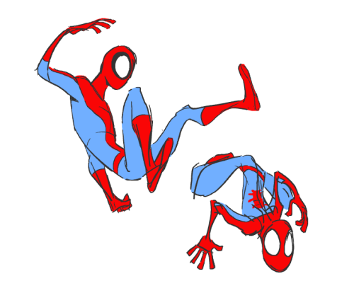 jennerallydrawing - some spidey doodles!