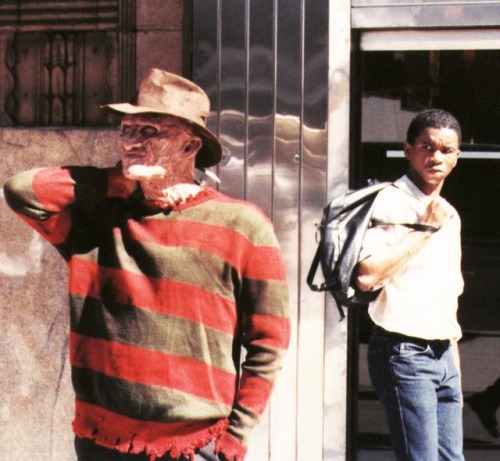 mrhenry13:Freddy in NYC 1985, just before A Nightmare on Elm...