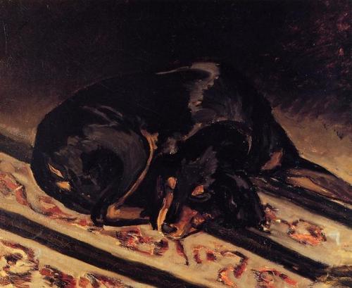 artist-bazille - The Dog Rita Asleep, Frederic...