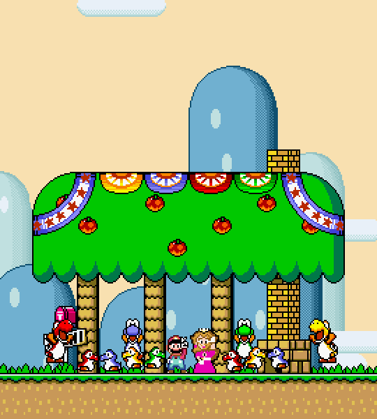 morebuildingsandfood - Yoshi’s House from Super Mario World, by...