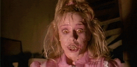 Image result for night of the demons 1988 gif
