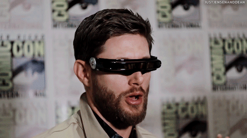 justjensenanddean - Jensen Ackles wearing Cyclops’ glasses |...