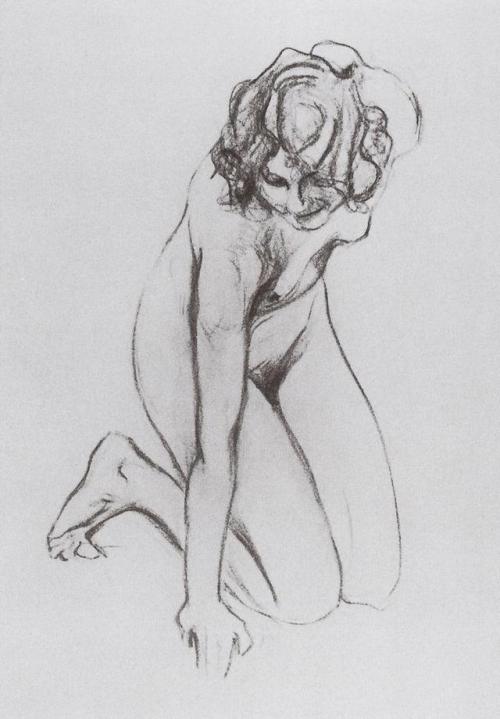 artist-serov:Naked woman, Valentin...