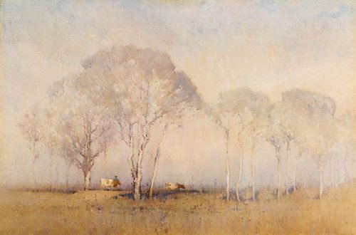 iamjapanese - J. J. Hilder（Australian, 1881-1916）watercolour...