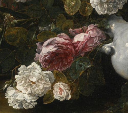 detailsofpaintings - Jan Fyt, Still Life of Flowers with an...