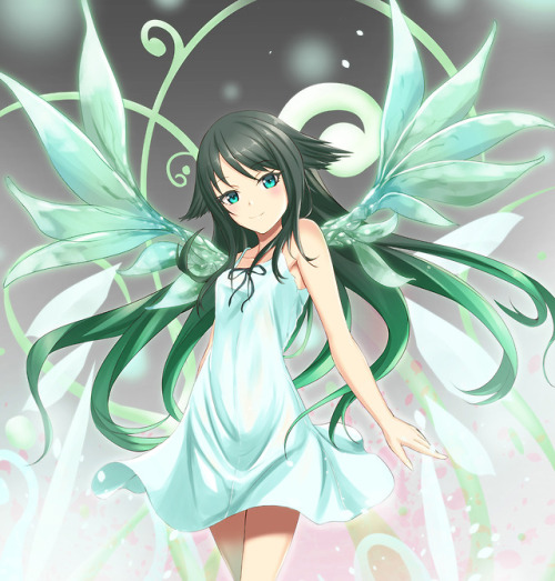 rarts - Fairy girl Saya (Saya no Uta visual novel art)