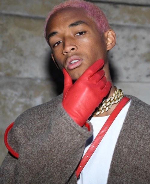 seawitchedd:Jaden Smith attends the Louis Vuitton show on...