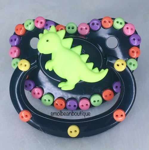 smolbeanboutique - Dino Button Nuk 6 pacifiers   AVAILABLE...