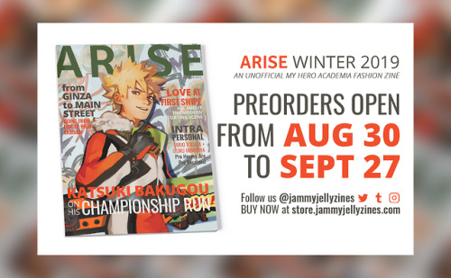 jammyjellyzines - Arise - Winter Edition POs are Now Live!!!The...